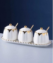 Ceramic Spice Jars With Lid